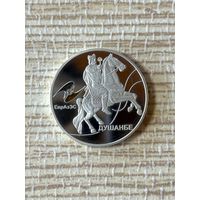 Таджикистан 5 сомони 2010 10 лет ЕврАзЭС Душанбе Ag925 31,1 грамм