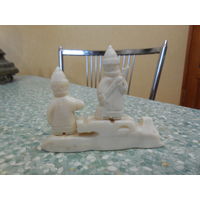 Статуэтка " Охотники" Кость.