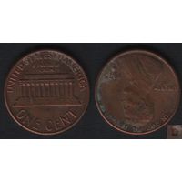 США km201 1 цент 1975 год (D) (_5 ТОРГ ЛЮБОЙ