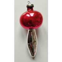 Елочная игрушка СССР. Гриб большой (11 см)