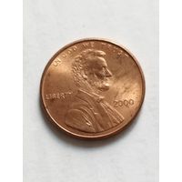 США 1 цент 2000