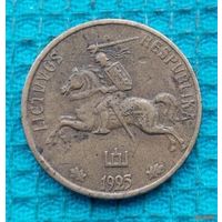 Литва 10 центов 1925 года, AU. Погоня. Колос. Сторгуй за свою цену, предложи обмен!