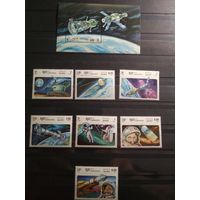 Камбоджа 1985 г. Космос.