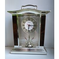 Интерьерные часы-скелетон HUABA с вращающимся маятником