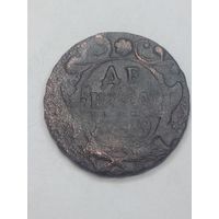 Российская империя Деньга 1749 года .