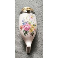 Антикварная чаша трубки (штуммель). Фарфор, роспись. Германия/Австрия, XIX век. Аналог в Музее трубок (Амстердам)