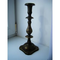 Царизм. Бронзовый, большой, тяжёлый подсвечник. 19-начало 20 века.