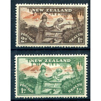 Британские колонии - Новая Зеландия - 1946г. - охрана здоровья - 2 марки - полная серия, MNH [Mi 293-294]. #3-WB-86-A-1