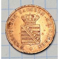 С 1 РУБЛЯ! МОНЕТА 2 ПФЕННИГА 1869 ГОДА ГЕРМАНИЯ