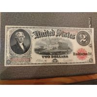 Сша 2 доллара 1917 XF