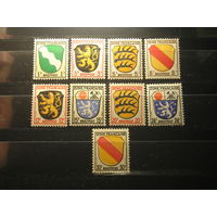 Французская зона оккупации, Гербы х 9