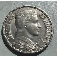 С рубля без мц! 5 латов 1929 Латвия крупное серебро