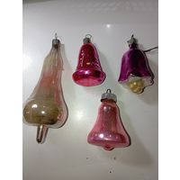 Ёлочные игрушки - КОЛОКОЛЬЧИК , СССР . Цена за всё .
