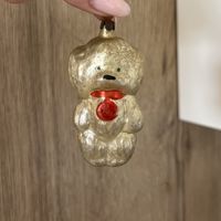 Елочная игрушка собака собачка СССР