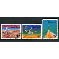 Верхняя Вольта - 1976 - Космос - 3 марки. Гашеная.  (Лот 7HF)-T41P9