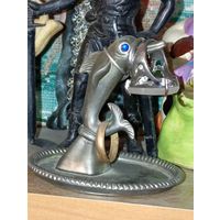 Подносик для колец - Дельфин с синими глазами .