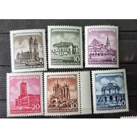 Германия, ГДР 1955 г. Mi.491-496 MNH** полная серия
