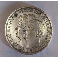 3 марки 1914 - 25 лет свадьбе Фридриха II и Марии Баденской