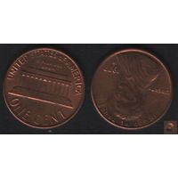 США km201 1 цент 1977 год (D) (5 ТОРГ ЛЮБОЙ