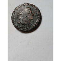 Трояк 1792 MW с меди краевой -степень редкости R2