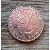 Werty71 Португалия 250 эскудо 1989 850 лет образования Португалии Меч Щит Крест