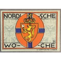 Нотгельд 50 пфеннигов 1921 год. Любек,. Веймарская республика