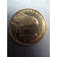 2 злотых 2004 года Морской кабан - касатка