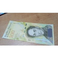 100 боливаров 13,12,2017 года Венесуэлы **60771904   (Разные даты выпуска)