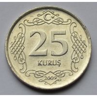 Турция, 25 куруш 2009 г.