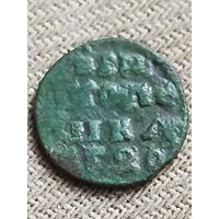 Распродажа - полушка 1720г.,РИ, ПЕТР 1