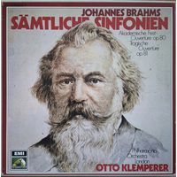Johannes Brahms - Philharmonia Orchestra London, Otto Klemperer – Samtliche Sinfonien (4LP)