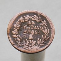 Мексика 1 сентаво 1889
