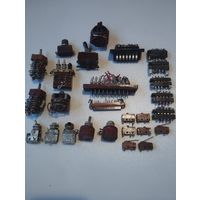 Разъемы+ переключатели. Лот целиком