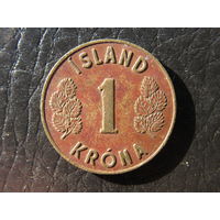 Исландия. 1 крона. 1965. С 20 копеек. Распродажа коллекции. Смотрите другие лоты.