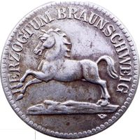 РАСПРОДАЖА!!! - ГЕРМАНИЯ БРАУНШВЕЙГ 50 пфенигов 1918 год