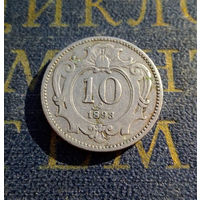 10 геллеров 1893 Австро-Венгрия #01