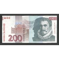 Словения 200 толаров 1997 года. Тип Р-15b. Состояние XF