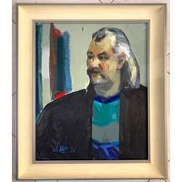 Щемелев Л.Д. "Басалыга", 1992 г.; к/м; 54,5/44,5 см;