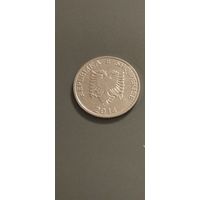 Албания 5 леков 2014г.