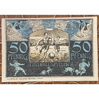 Нотгельд 50 пфеннигов 1921 год. Целле. Веймарская республика