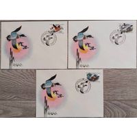 3 КПД с спецгашениями. Утки. 1989 г.