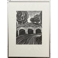 Селещук Н.М. Литография. 1975г. Размер 42х54 см.