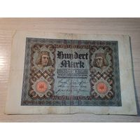 100 марок 1920 года,  Германия.