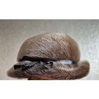 Шляпа женская мех тюленя Австралия винтаж ретро времен СССР