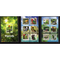 СЕРИЯ Блоков птицы  фауна MNH