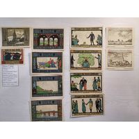 Распродажа!!! Германия. Нотгельды. (12 штук).