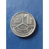 Бельгия 1 франк 1989 "BELGIE"