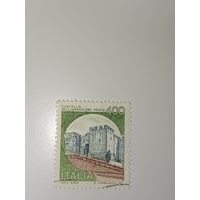 Италия 1980 с изображением замка Castello dell'Imperatore в городе Прато, Тоскана.