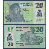Нигерия, 20 найра 2007 г, P-34b (VL, полимер, генерал Муртала Рамат Мухаммед), UNC