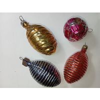 Ёлочная игрушки ,  Фонарики . СССР .